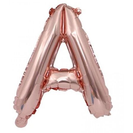 A Harf Rose Gold Folyo Balon 40 inc 100 cm
