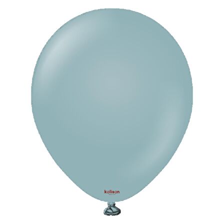 Retro Fırtına Mavisi Pastel Balon 100 lü