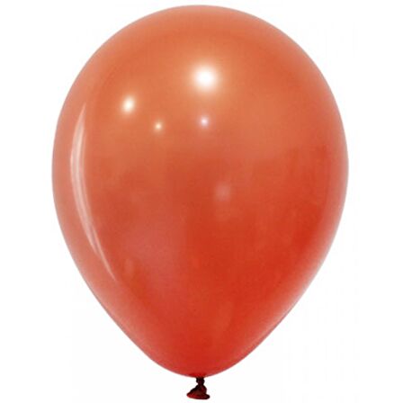 Retro Yanık Turuncu Pastel Balon 100 lü