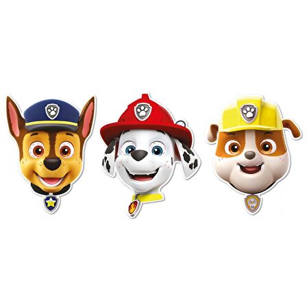 Paw Patrol Karton Maske 6 lı