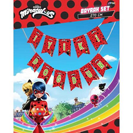 Miraculous Super Heroez İyi Ki Doğdun Uzar Yazı Banner