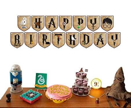 Harry Potter Temalı İyi Ki Doğdun Banner