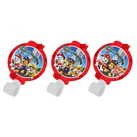 Düdüklü Kaynana Dili Paw Patrol 6 Adet