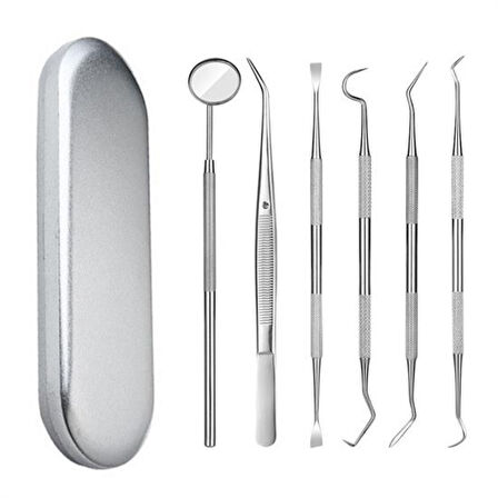 6 Parça Kutulu Ağız Bakımı Diş Bakım Seti Ağız Hijyen Takımı 