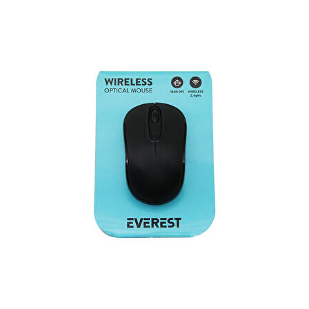 EVEREST SM-804 WİRELESS - KABLOSUZ 1600DPI USB OPTİCAL MOUSE VAKUM AMBALAJ 
