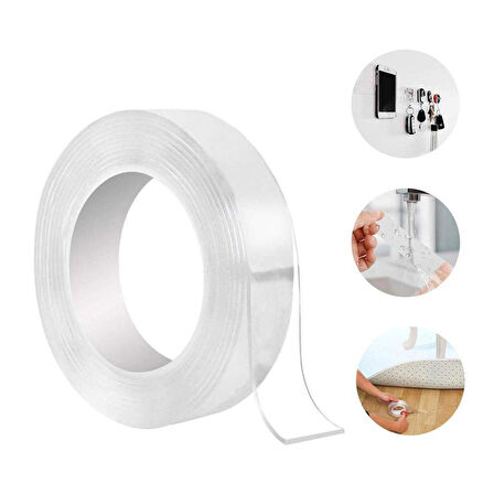 Çift Taraflı Bant 3 Cm 2 Metre 