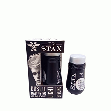 STAX WAX LIGHT PUDRA SİYAH KUTU SAÇ ŞEKİLLENDİRİCİ 20GR 