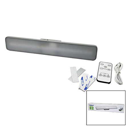 KUMANDALI - ZAMAN - IŞIK GÜCÜ AYARLI METAL ASKILI - USB ŞARJLI LAMBA FENER 20SMD LED 