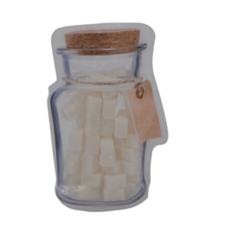 Kavanoz Görünümlü Kilitli Poşet Çıtçıtlı ve Pratik Torba 4 Adet 