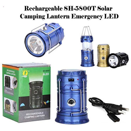 Fanus Şeklinde Mercekli Kamp Lambası 