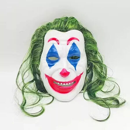 Joaquin Phoenix Joker Maskesi Yeşil Saçlı 