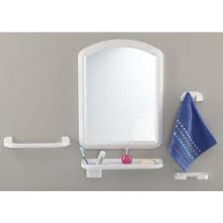 BEYAZ ORTA AYNA SETİ 