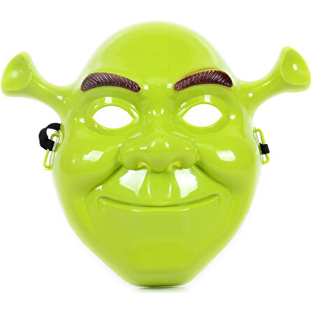 Yeşil Shrek Maskesi 21x25 cm 