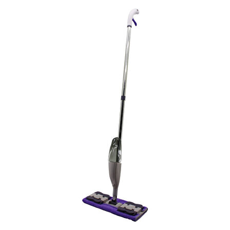 Spreyli - Su Hazneli=270ml Mandallı Yüzey Temizlik Palet Mop M.fiber Paspas M.sap=115cm- 360° Brkt-910149 