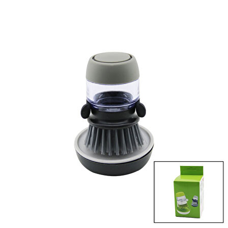 Standlı Depolu - Deterjan Hazneli Bulaşık - Lavabo Fırçası 