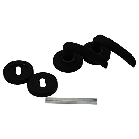 ÇELİKEL ERİŞ-10 AMERİKAN ODA KAPI KOLU SİYAH 