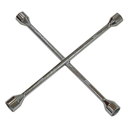 Dörtlü Bijon Anahtarı Krom Çelik Tam Profesyonel Lokmalı Bijon Tüm Araçlar İçindir 