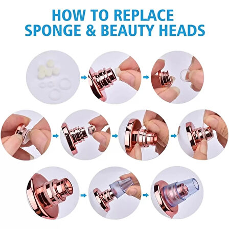 Şarjlı Siyah Nokta Temizleme Cihazı 5 Başlıklı 