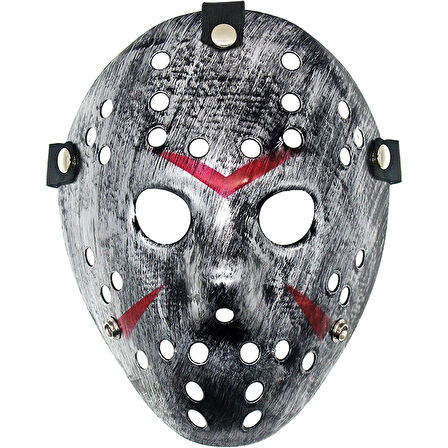 Jason Maskesi Hannibal Maskesi Metal Gümüş Renk 20x25 cm 