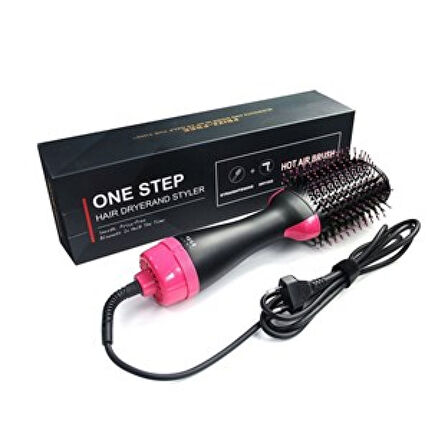2İN1 ONE STEP KURUTMALI SAÇ DÜZLEŞTİRİCİ - ELEKTRİKLİ FÖN TARAK 1200W 