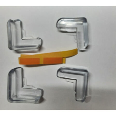 8 Lİ Masa Sehpa Köşe Koruyucu Silikon- Çocuk Koruma Aparatı 