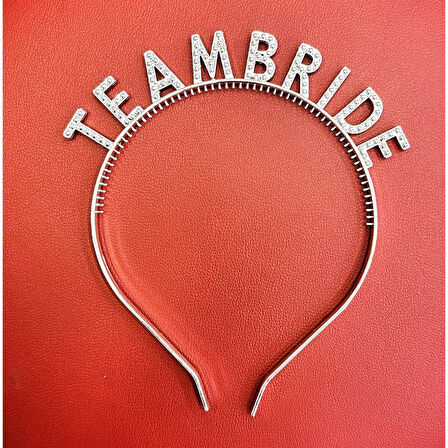 Gümüş Renk Team Bride Taç Plastik – Gelin ve Nedime Tacı 
