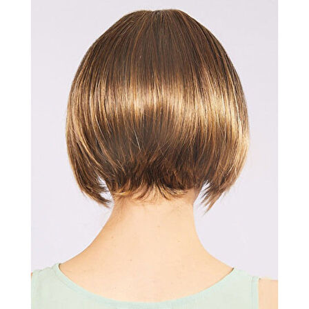 Açık Kahverengi Küt Parti Peruk Küt Saç 