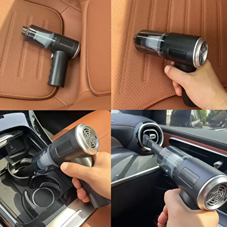 Araç Oto Şarjlı Süpürge 