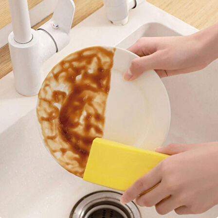 Nemli Silgi Süngeri Banyo,mutfak Ve Araba İçin Temizlik Süngeri 