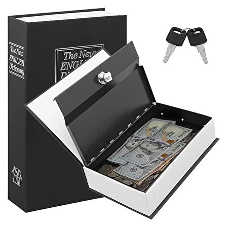 Kitap Görünümlü Metal Kasa Kumbara Tipi 