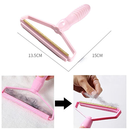 Çift Taraflı Elbise Kazak Plastik Kumaş Tüy Alma Ve Tiftik Temizleyici Toplayıcı Taşınabilir 