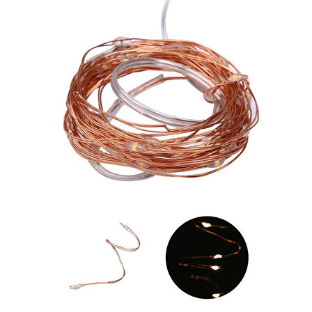 Yılbaşı ve Özel Konsept Dekorasyon 5 Mt USB Bağlantılı Led Işık 