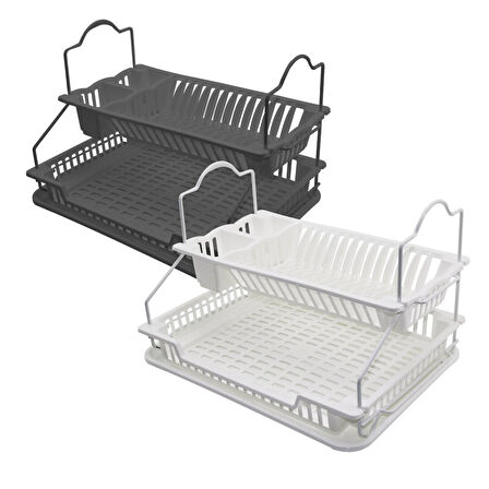 Plastik Tabaklık 2 Katlı 