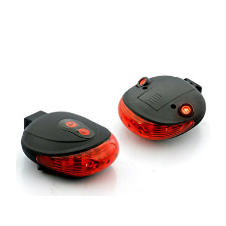 Lazer Güvenlik Şeritli Bisiklet Stop Lambası 