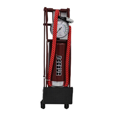 Basınç Göstergeli Ayak Pompası Araba Bisiklet Motor Lastik Pompası 