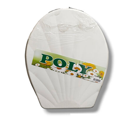 BEYAZ SERT KLOZET KAPAK BÜYÜK 36.5 x 42.5 cm 