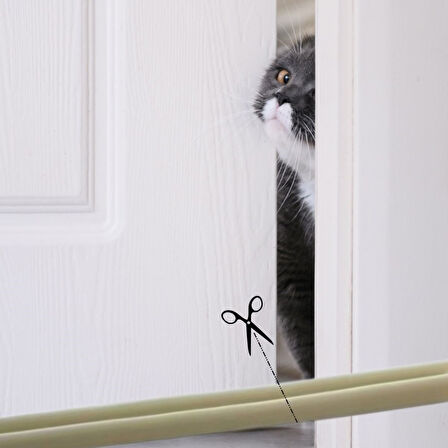 4 Adet Kapı Toz Rüzgar Önleyici Isı Yalıtımı Sağlayan Sızdırmaz Strafor 