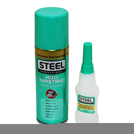 Steel Ck-6361 100ml+8gr Hızlı Yapıştırıcı (5343)