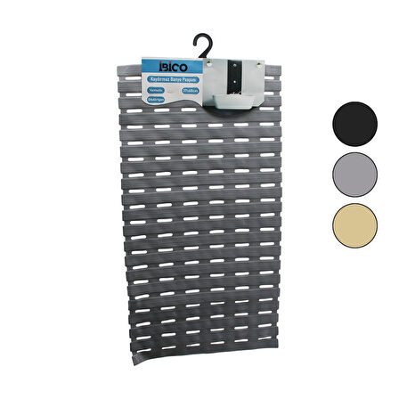 Dikdörtgen-eko Pvc   Vantuz-renkli  Kaydırmaz Banyo - Küvet Paspas37x68cm 