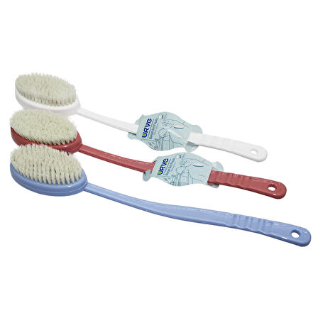 Uzun Saplı Banyo Sırt Fırçası Lif 
