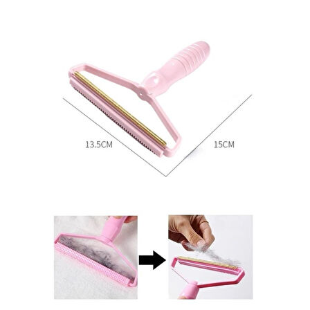 Çift Taraflı Elbise Kazak Plastik Kumaş Tüy Alma Ve Tiftik Temizleyici Toplayıcı Taşınabilir 