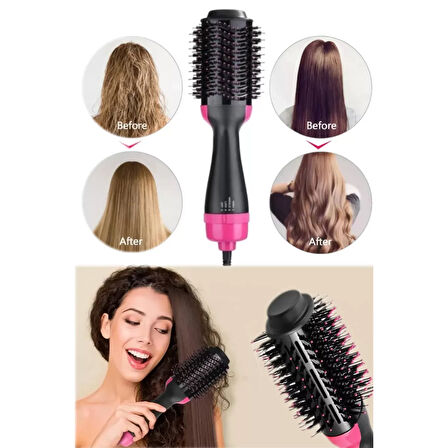 One Step Saç Şekillendirici Ve Saç Düzleştirici Fön Tarağı 