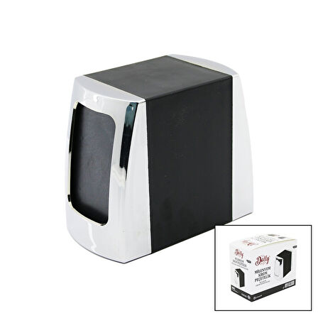 Milenyum Krom Çift Taraflı Yaylı Peçetelik 