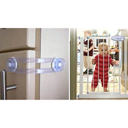 Bebek ve Çocuklar İçin Dolap Çekmece Emniyet Güvenlik Kilidi 