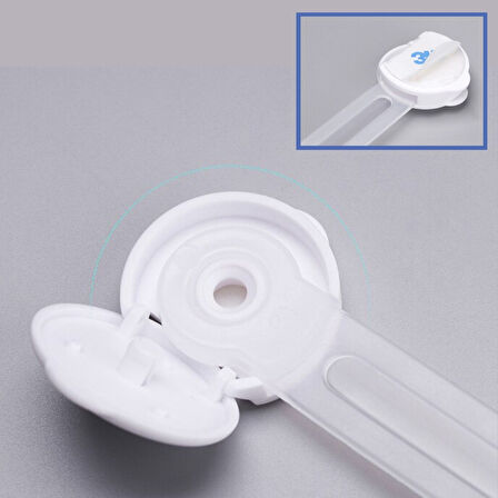 Bebek ve Çocuklar İçin Dolap Çekmece Emniyet Güvenlik Kilidi 