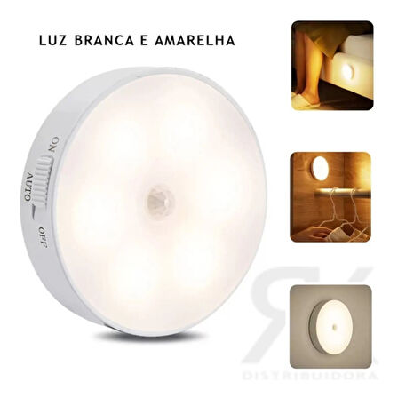 Hareket Sensörü Dolap Altı Aydınlatması USB Şarj Edilebilir LED 