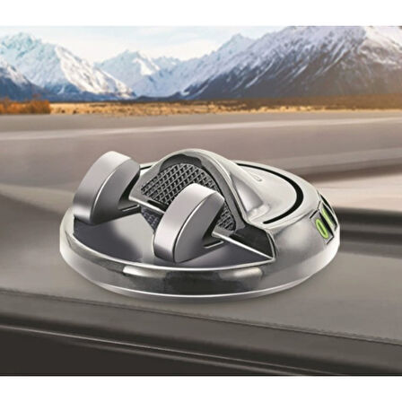 360° Dönebilen Yapışkanlı Numaratörlü Araç Telefon Tutucu 