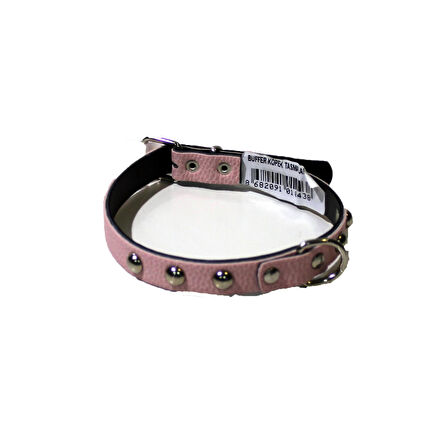 Yumuşak Dokulu Deri Köpek Gezdirme Boyun Tasması (large) 