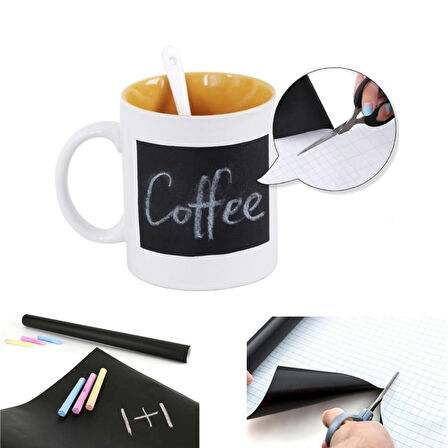 Sticker Rulo Yapışkanlı Çocuk Yazı Yazma Tahtası Yazı Yazma Sticker 