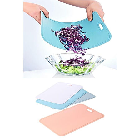 Bükülebilir Esnek Kesme Matı Meyve Sebze Doğrama Kesme Tahtası 20x30 cm 